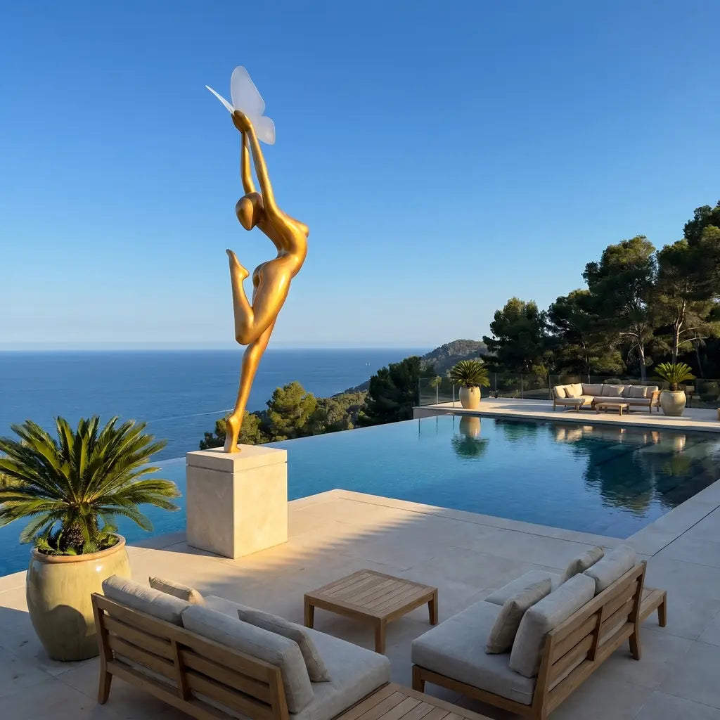 Bernard Rives - Nymphe Sculture Monumental 